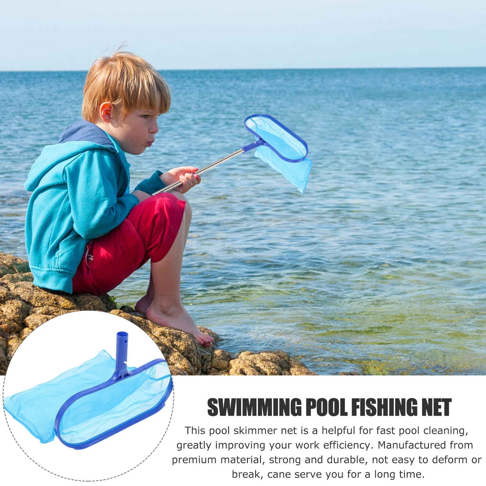 

Swimming Pool Leaf Skimmer Net Fine Mesh for Efficient Debris Collection Pool Cleaning Tool for Ponds Hot Tubs Fountains