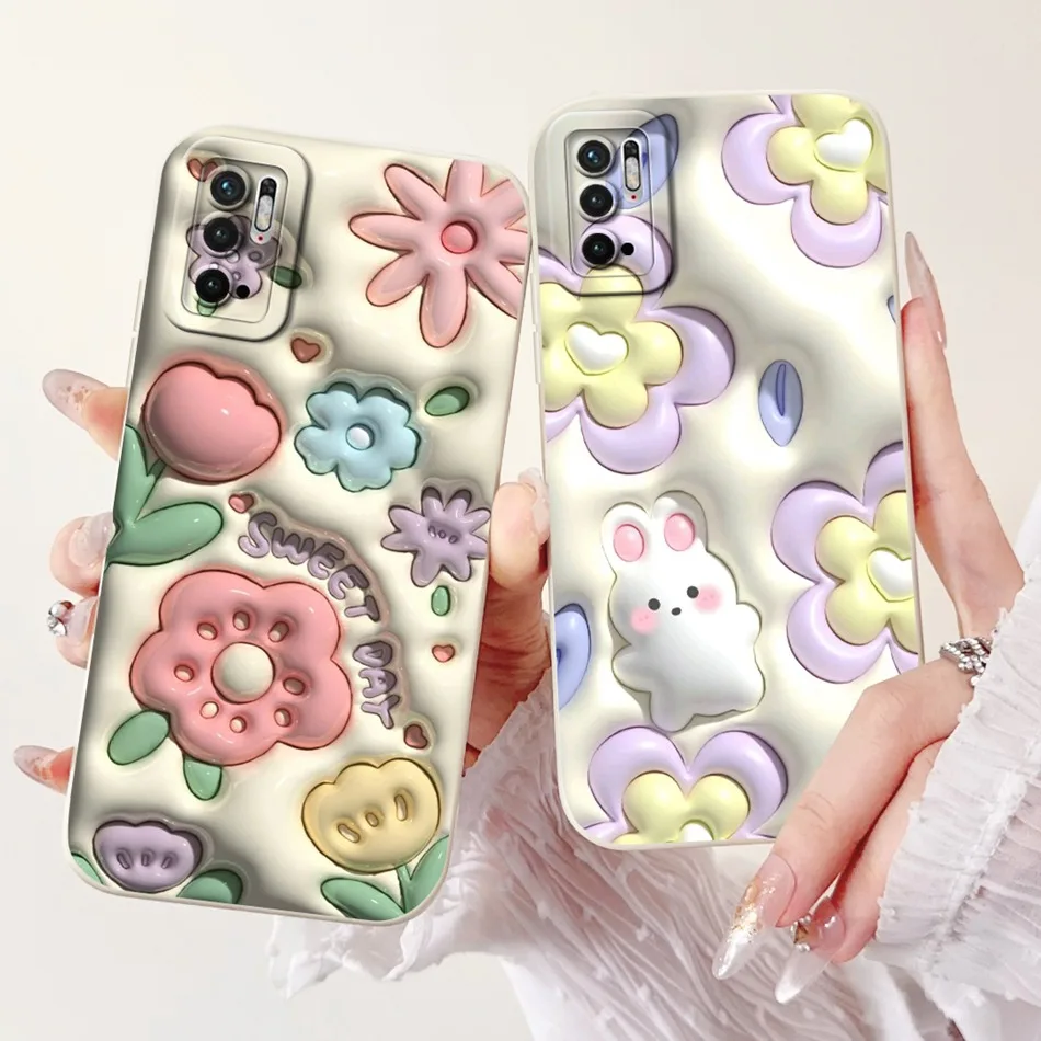 For Xiaomi Poco M3 Pro 5G Phone Case Poco M3 M3Pro Cute New Design Soft Silicone Shockproof Cases