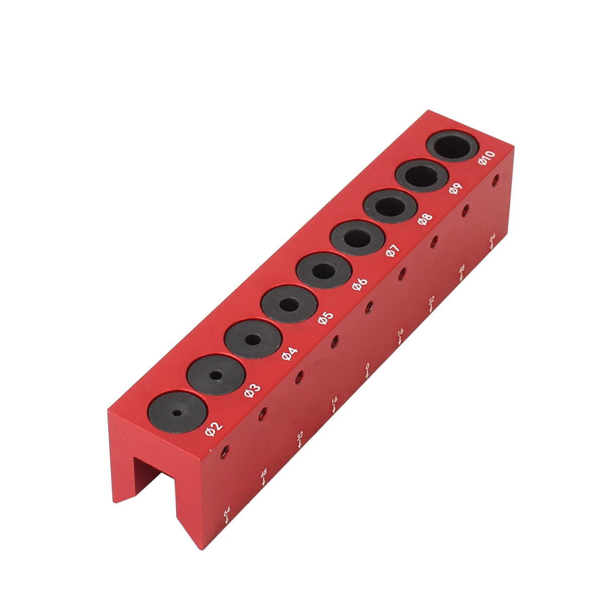 2mm-10mm Woodworking Pocket Hole Jig Doweling Jig Kit Self-centering Vertical Drilling Guide Punching Hole Locator Kit