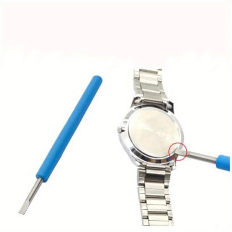 2pcs Watch Tools Aluminum Pole Prying Knife Repair Tool Long Watch Bottom Cover Pry Open Cover Opener