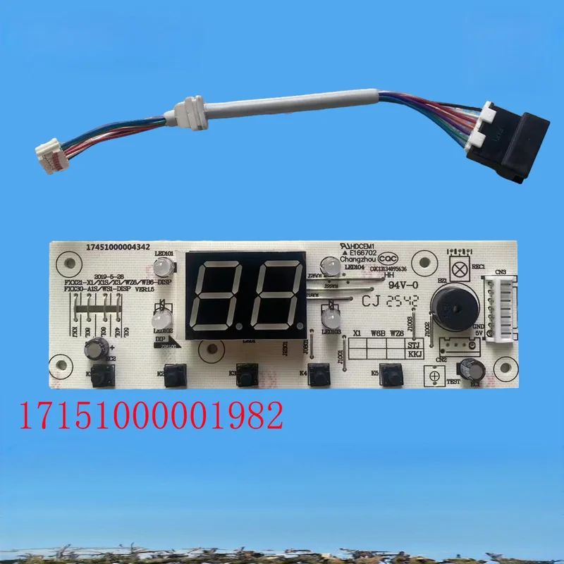 XMSJ Display Control Board Repair Spare Part For Midea Electric Water Heater F4021‑X1 (S) F5021‑X1 (S) F6021‑X1 (S) F8021‑X1 (S)