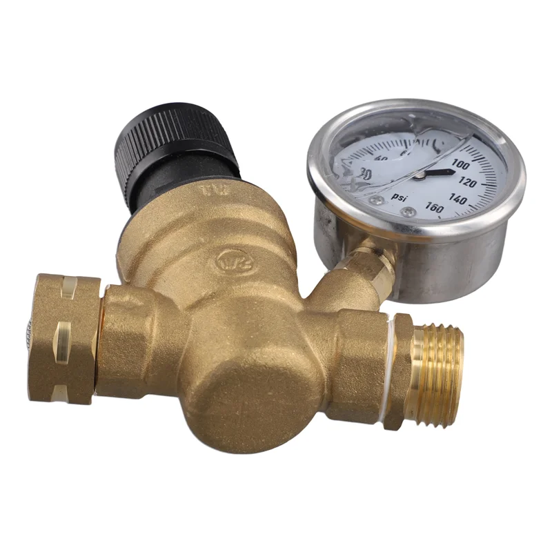 

A20K-RV Water Pressure Regulating Valve Adjustable Pressure Reducing Valve For Camper Van Travel Trailers