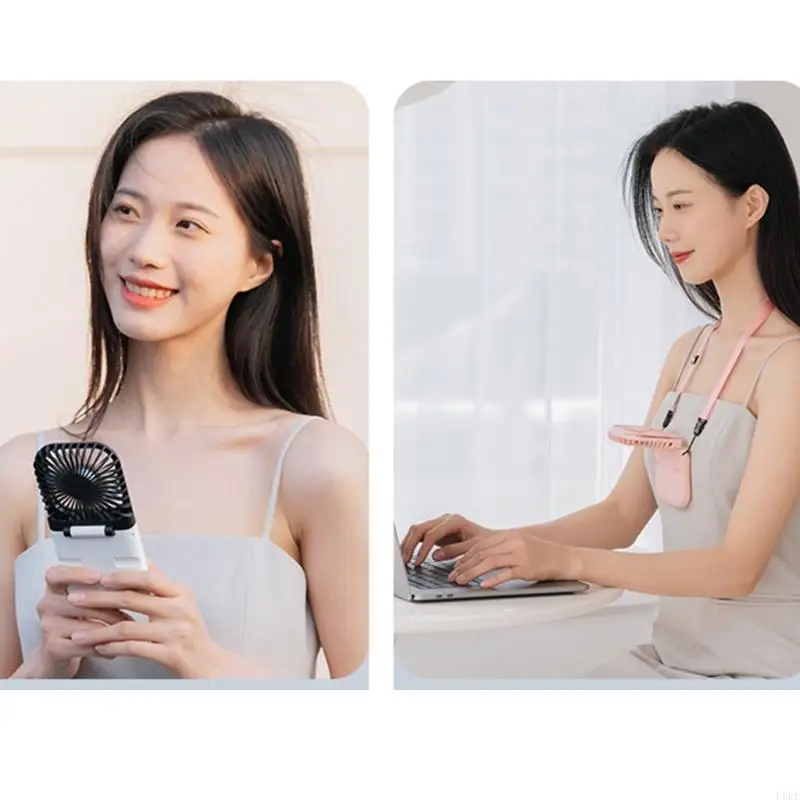 L8RE Portable Say Fan Mini Fan Handheld Quạt có thể gập người quạt cầm tay cầm tay