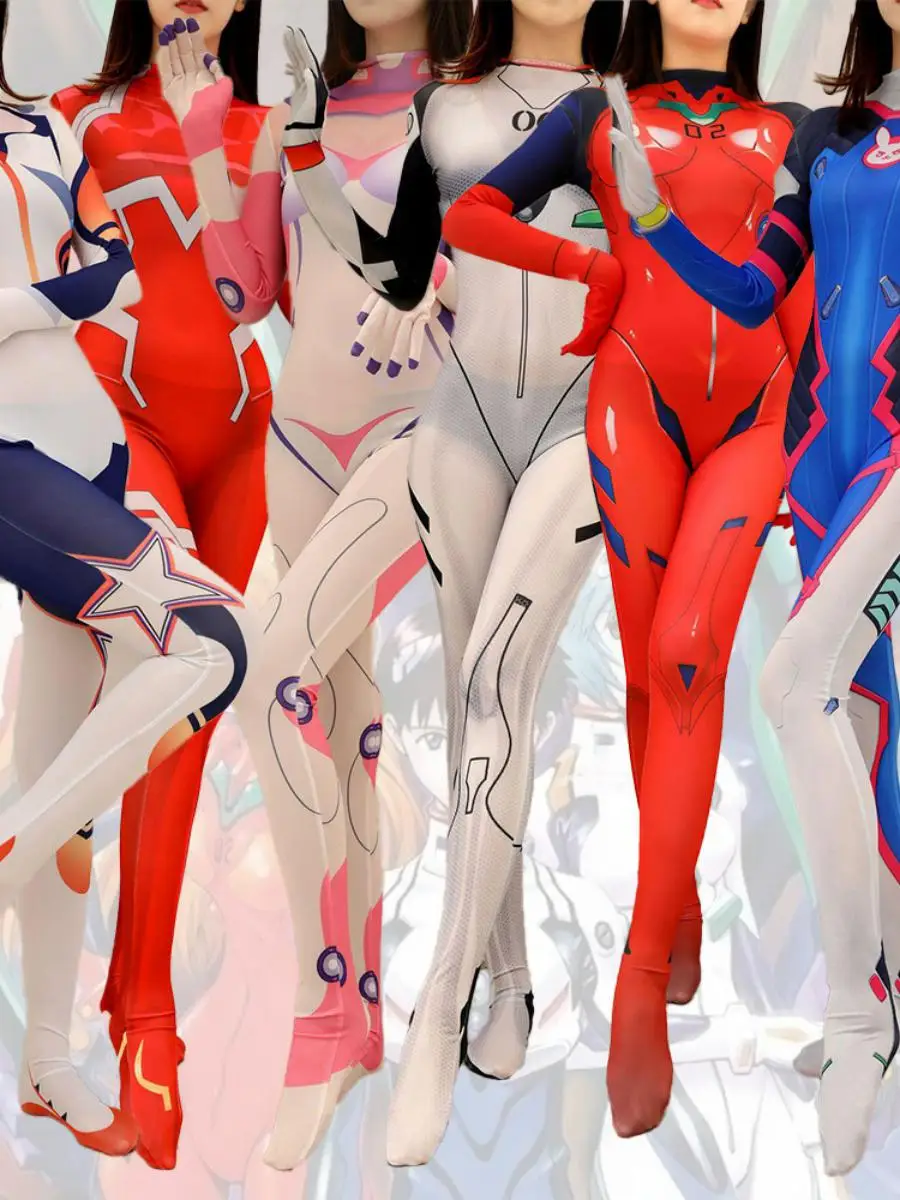

Halloween Tight Suit Dva Zero Two Eva Costume Polyester Material Traditional Chinese Clothing