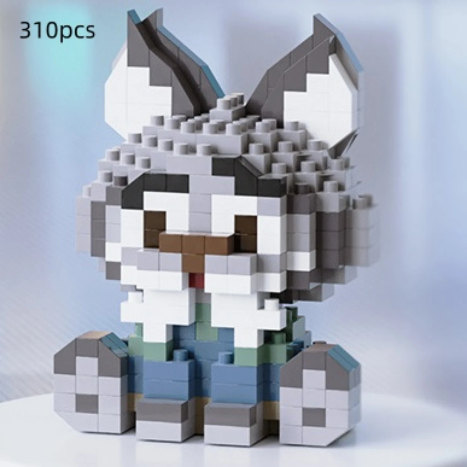 6 cm hoge deeltjesbouwstenen assemblage speelgoed mini desktop ornamenten kamerdecoratie Halloween Kerstmis anime cartoon kawaii