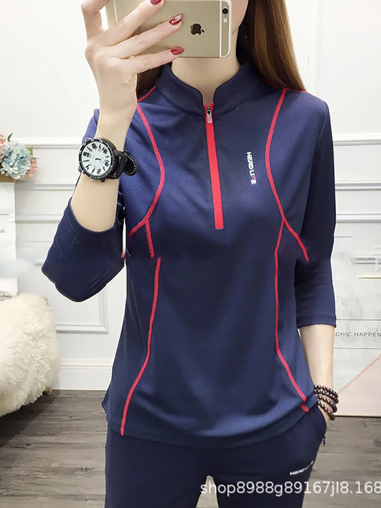 

Женская быстросохнущая Спортивная футболка с длинным рукавом для занятий спортом