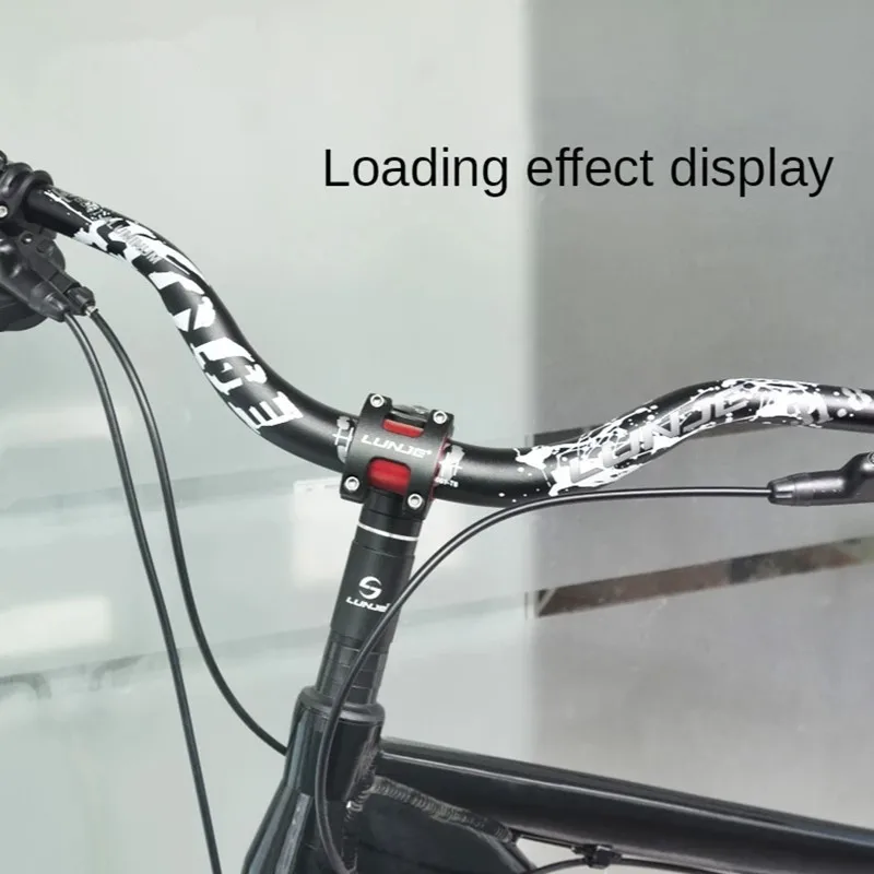 Lunje Mountain Bicycle Handle Bar Handlebar 90mm Tall Angle Handlebar 720/780mm Handle MTB Accessories mtb parts bicycle handle