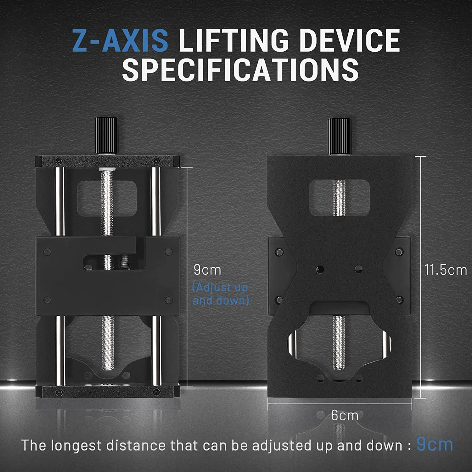 Ortur Z-axis Slid Lifting Device For Laser Engraver Woodwork Focusing Mounting  Adjustable Lift Bracket For OLM3/2PS2/S2/AL2/AL1