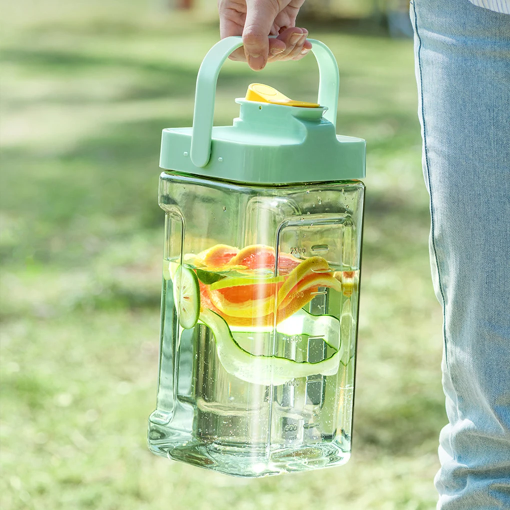 Outdoor Portable Cold Water Drink Pitcher For Pool Party Kettle Have Handbag To Carry Dispenser