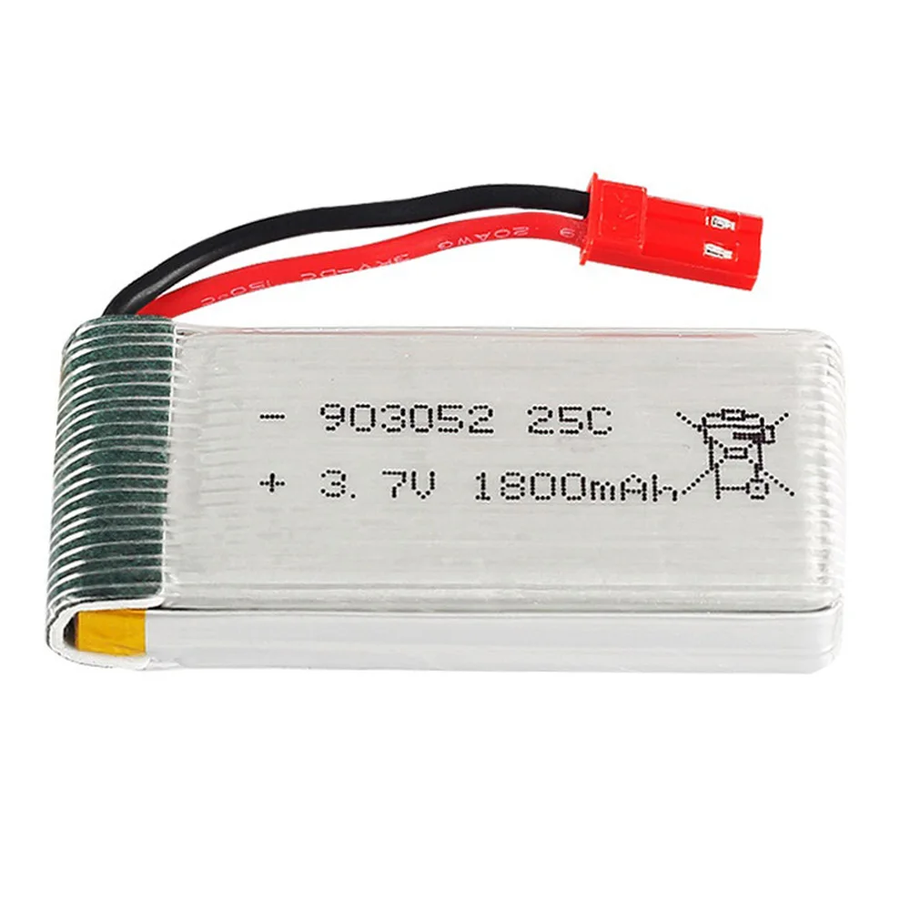 Battery for KY601S SYMA X5 X5S X5C X5SC X5SH X5SW X5HW X5UW M18 H5P HQ898 H11D H11C 3.7V 1800mah lipo battery XH2.54/SM/JST/XH4.