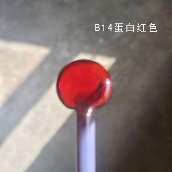 B14 Color-changing Transparent Red New Borosilicate Color-changing Glass Rod Hard Material