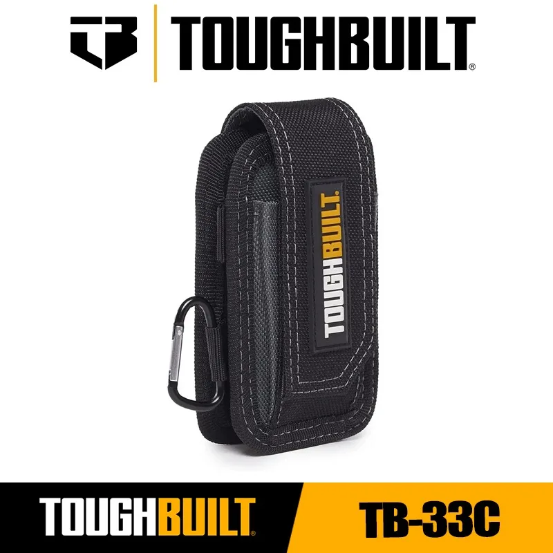 TOUGHBUILT TB-33C SMARTPHONE POUCH Thickened Abrasion Resistant 1200D High-density Wear-resistant Oxford Cloth Organizer Bag