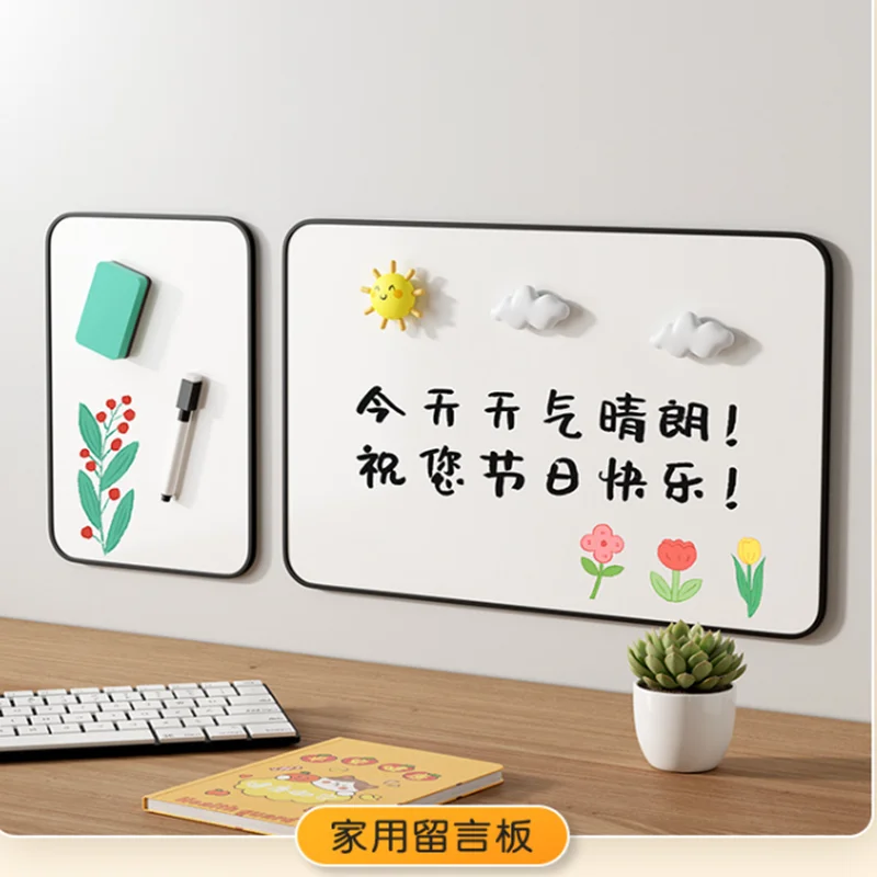 Erasable Double-sided Magnetic Writing Board 180°Adjustable Foldable Stand Handheld And Wall Mounted Teaching Mini Whiteboard