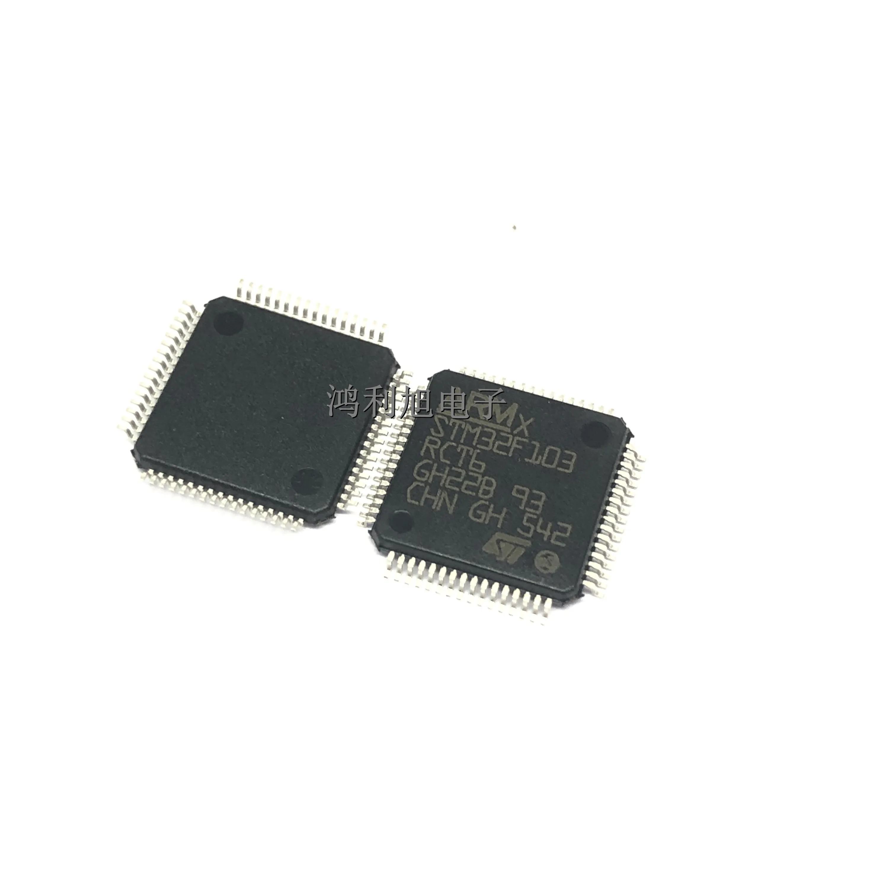 5 Buah/Banyak STM32F103RCT6 STM32F103RCT6TR MCU 32-Bit ARM Cortex M3 RISC 256KB Flash 2.5V/3.3V 64-Pin LQFP Tray