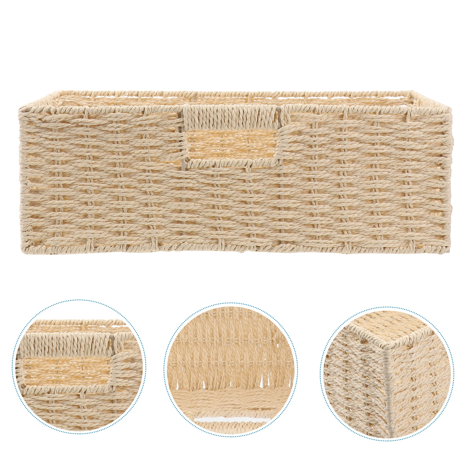 

Storage Basket Organizer Fruit Bread Snack Holder Multi-Functional Decorative Home Bedroom Bathroom Basket