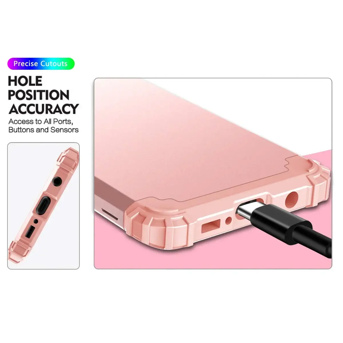 For Samsung Galaxy S10 S10 Plus Phone Cases,Hard PC+Soft Silicone 3-Layers Hybrid Full-Body Protect Popular Phone Shells Covers