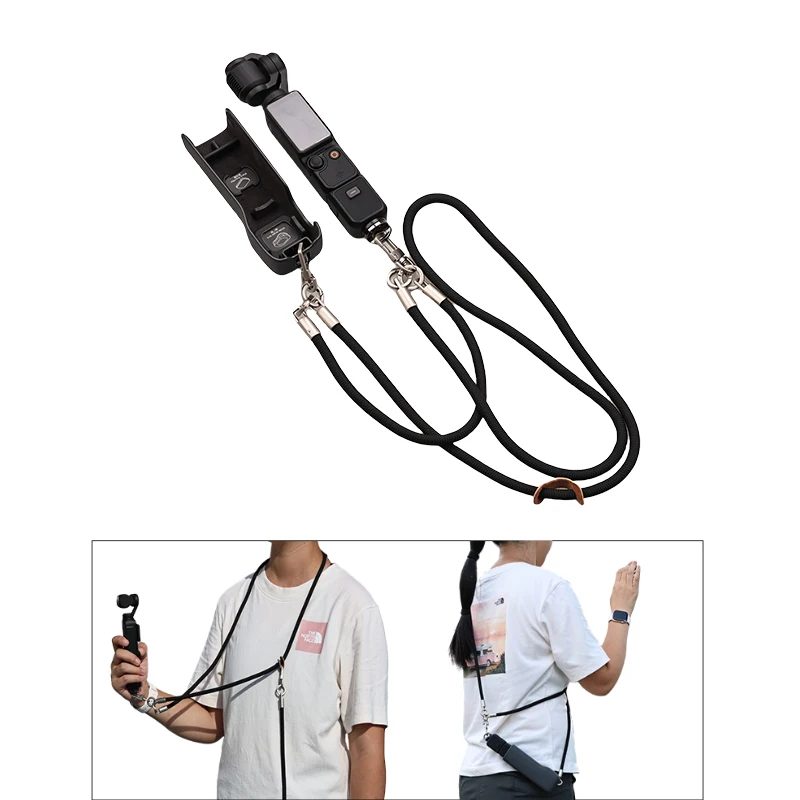 Umhängeband für DJI OSMO Pocket 3/2 mit 1/4 Schraube Schultergurt Anti-Verlust-Handgelenkschlaufe für DJI Pocket 3-Zubehör