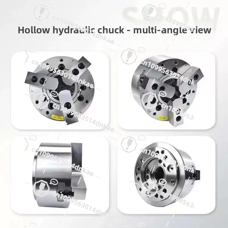 Standard Hollow Solid CNC Three-jaw Hydraulic Chuck 5 6 8 10 12 15 18 Inch 200 Full Set of Modification