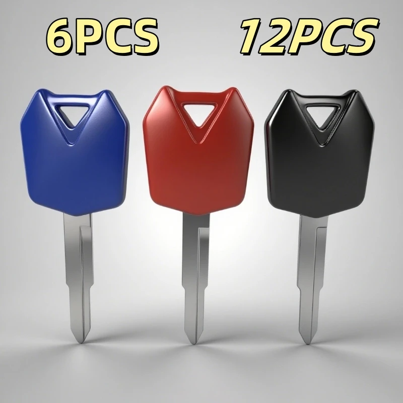 

6pcs 12pcs Motorcycle Key For Kawasaki ZX12R ZX-12R ZX-10R ZX10R ZX6R Z750 Z800 Z900 Z1000 ER-6N ER6N ER6F Detachable chip key