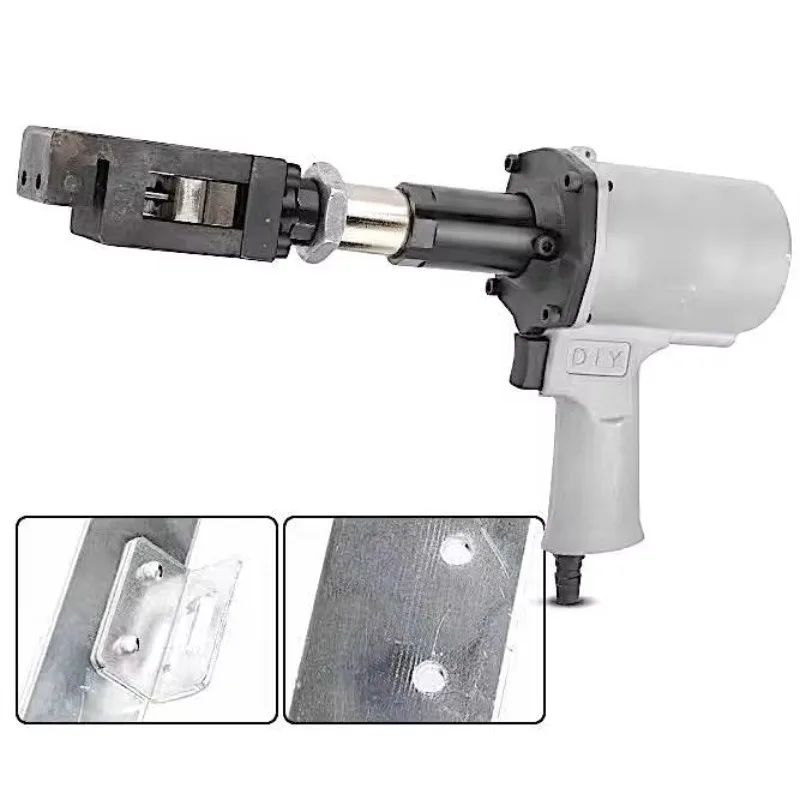 TY17342A Pneumatic Double Holes Puncher Hinge Boring Tools 4.2 Mm Dual Holes Punching for Hinges 25mm Holes Distance