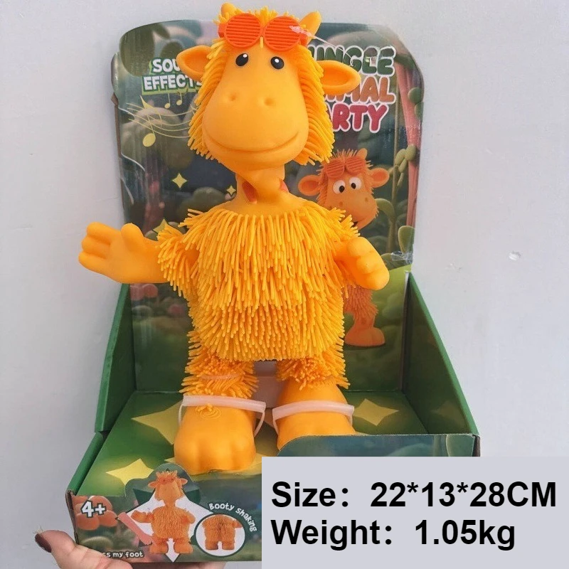 Juguetes eléctricos creativos, muñecos bailando de jirafa, juguete para niños, columpio Vocal, juego suave, divertidas ideas para regalos de Navidad para niñas