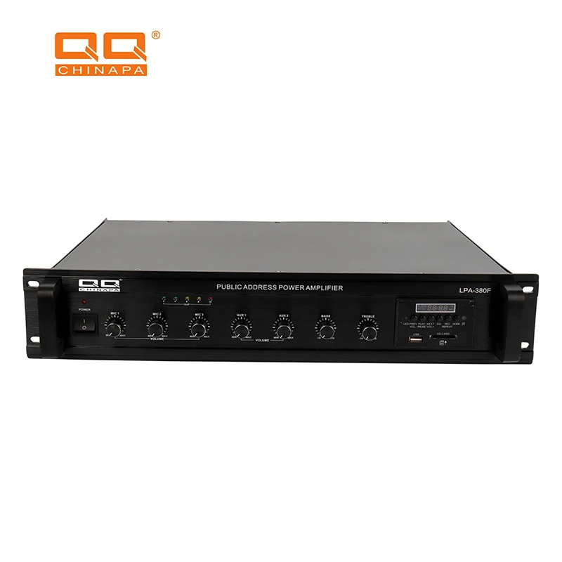 QQCHINAPA OEM ODM professional 2 channel Class AB concert home theater amplifier 150w 250w 350w 450w