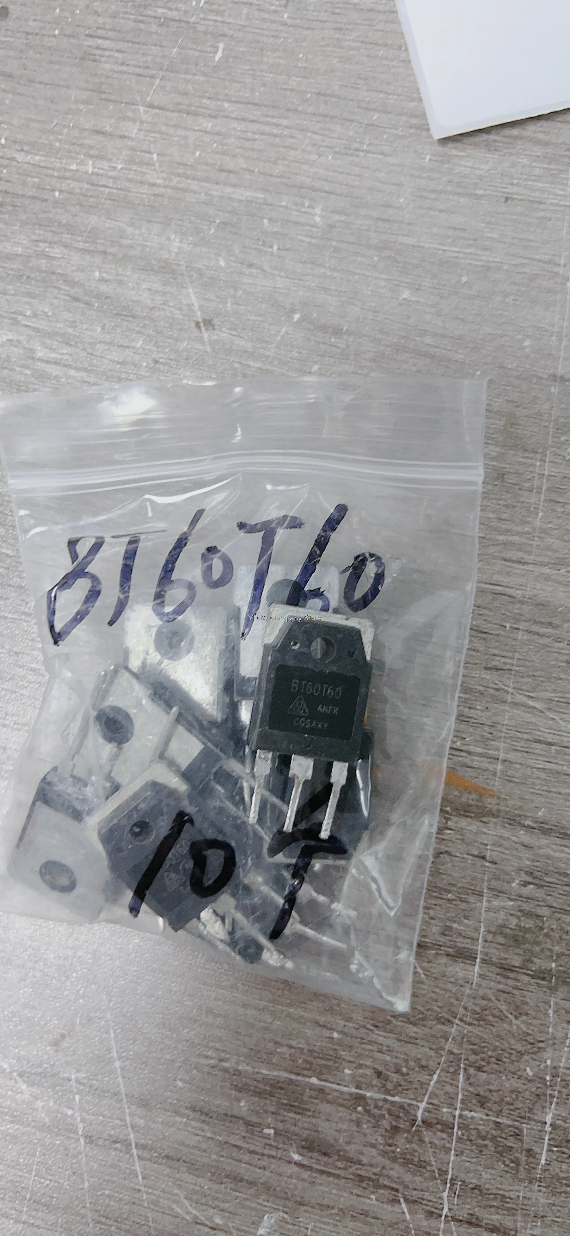 5PCS-1Fot  BT60T60 Original Character 60A 600V Welding Machine Commonly Used IGBT Tube TO-3P Tested Well