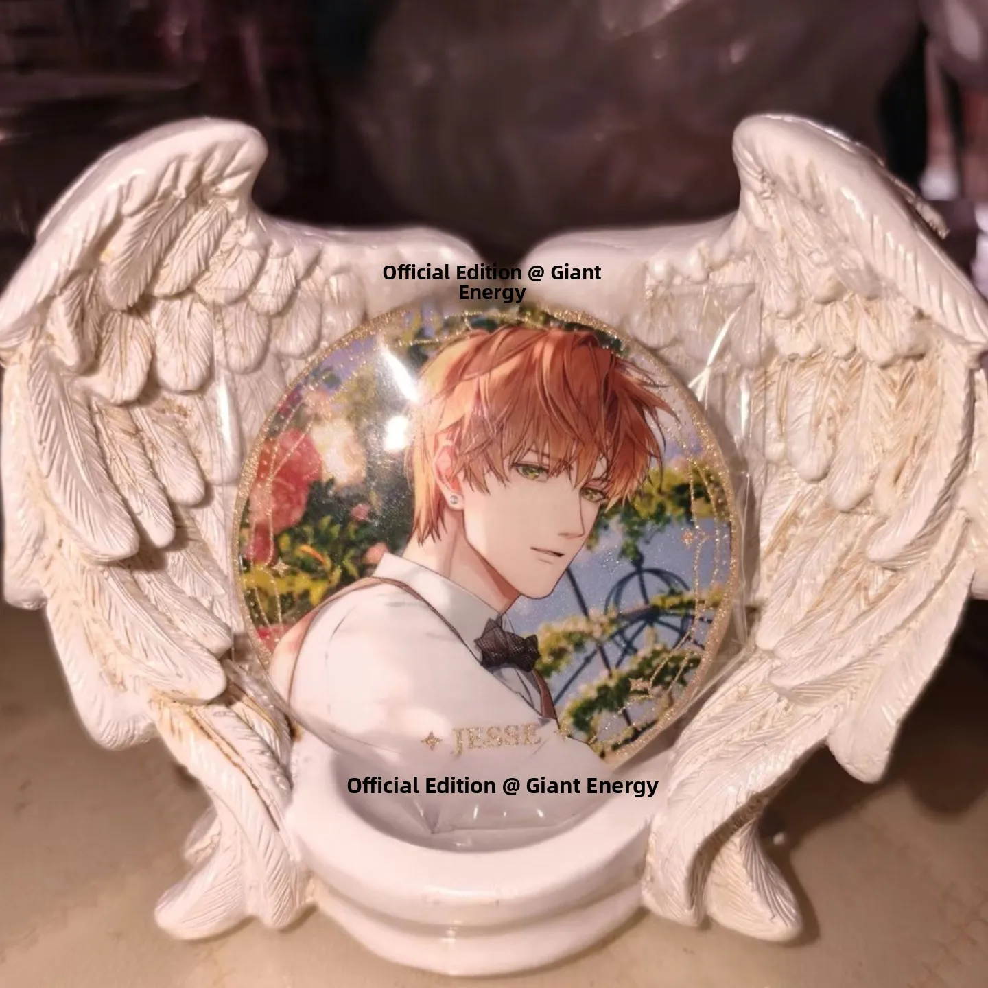 Collectible Figure Storage Base Wings Small Card Organizer Display Stand for Fan Yu Shen Xing Qin Che Li Star  Card Holder