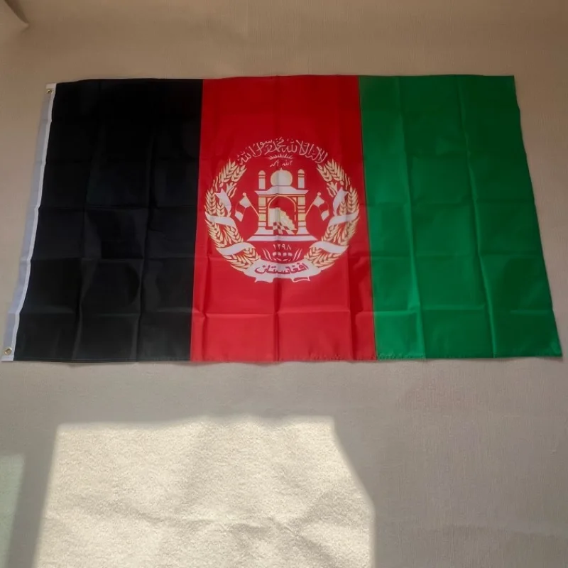 YI XIN Flag 90X150cm Afghanistan Flag Afghan Afghani Kabul National Flags AF AFG Islamic Republic of Afghanistan Banner