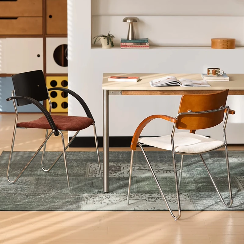 

Z Minimalist Lounge Dining Chairs Clear Makeup Modern Waiting Dining Chairs Ergonomic Nordic Sillas Para Comedor Home FurnitureZ