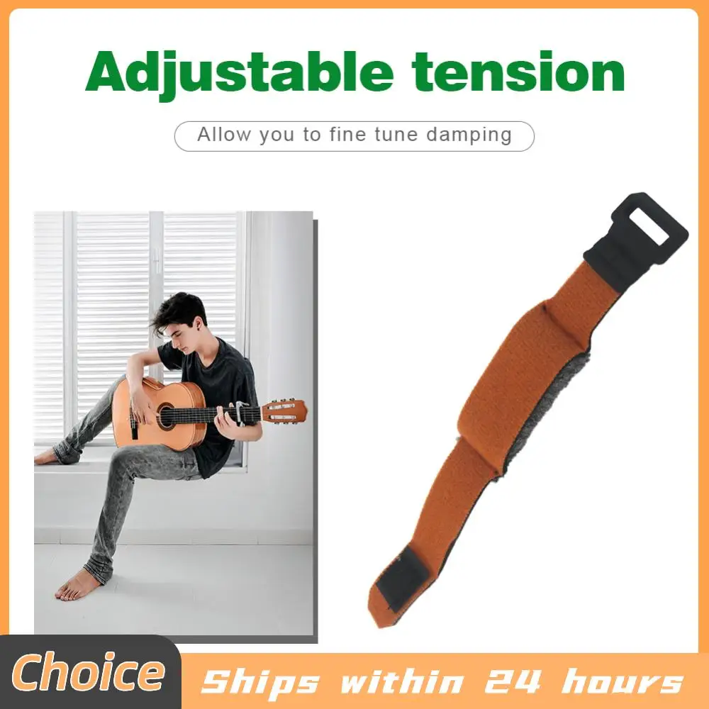 Cinta de Amortiguación para Guitarra, Bajo, Ukelele, Instrumentos de Cuerda, Amortiguador de Sonido para Cuerdas de Guitarra, Envoltura Silenciadora, Correa de Guitarra