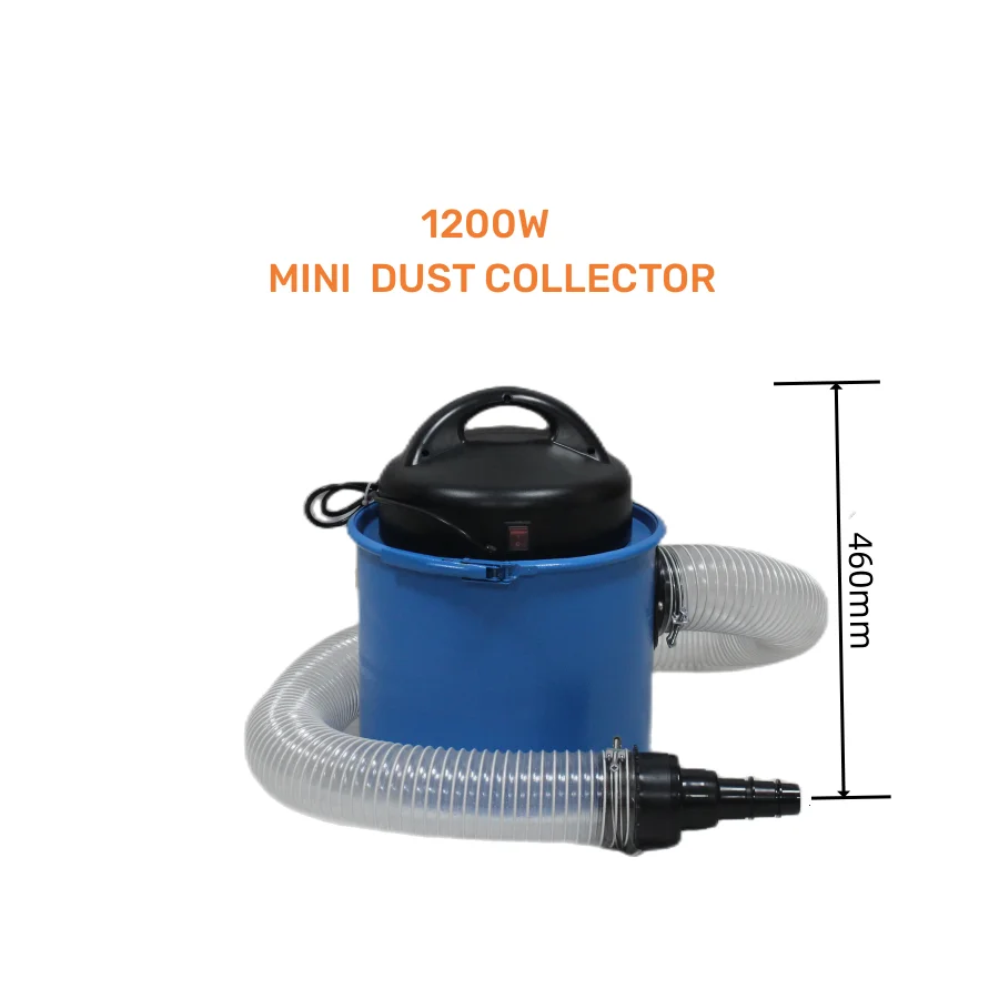 سعة كبيرة صناعة النجارة العمودية المحمولة طبل فراغ مجمع الغبار الخشب