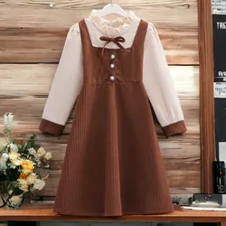 Teenagers Elegant School Dresses for Girls Party Dress Kids School Costume Spring Children Baby Clothes Vestidos 6 8 10 12 Years