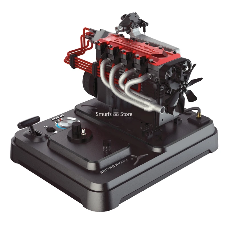 TOYAN L400 Modello di motore in metallo in linea 4 cilindri Modello di motore 14CC Mini motore a combustione interna Giocattoli FS-L400BGD-XP