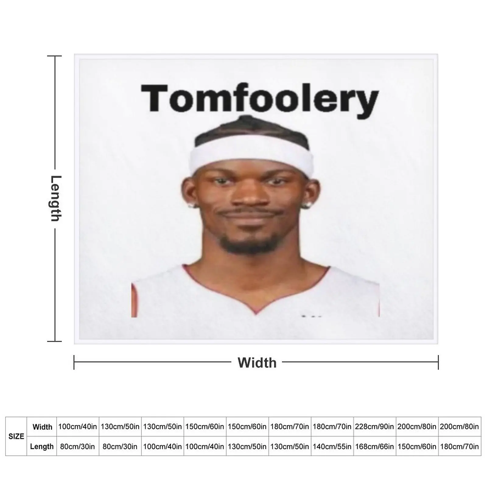 Tomfoolery (jimmy butler) Throw Blanket Quilt warm winter Furry Decorative Sofas Blankets