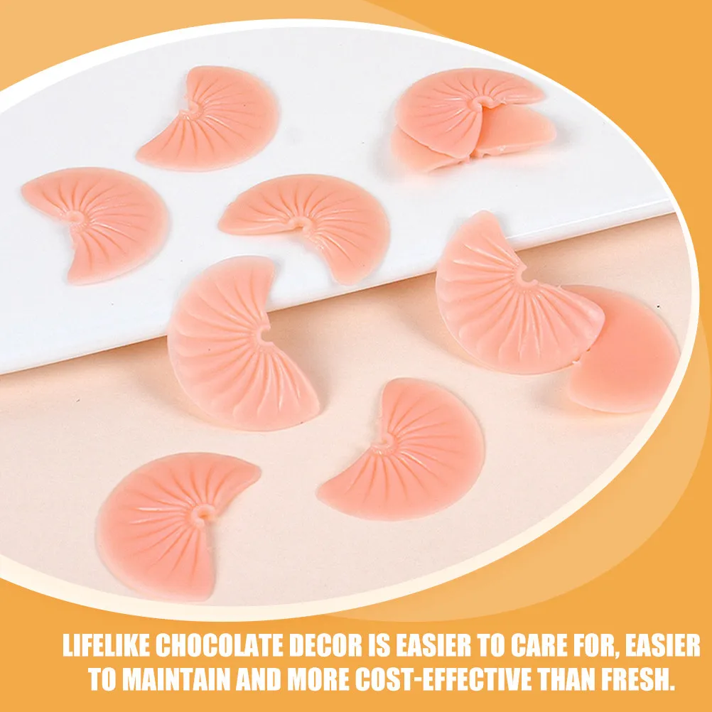 

24Pcs Realistic PVC Simulated Chocolate Ornaments for Montessori Learning Home Decor Hotel Display Photo Props Faux Food