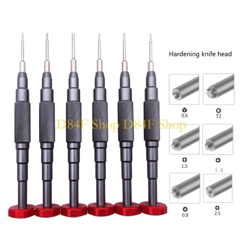 مفك براغي ثلاثي الأبعاد دقيق D84F أدوات راقية مضادة للانزلاق أداة تفكيك خاصة لإصلاح الهاتف المحمول