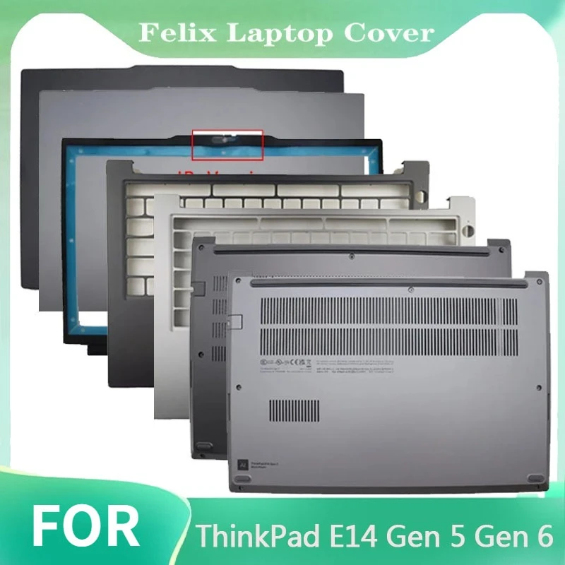 

New For ThinkPad E14 Gen 5 Gen 6 Laptop LCD Rear Cover/Front Frame/Palm Pad/Bottom Cover/Top Cover