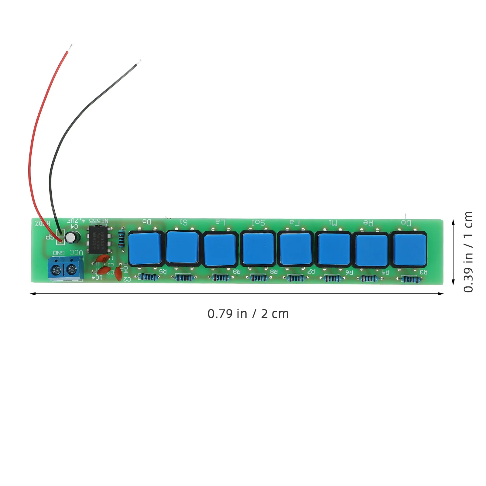 1Set البيانو الإلكتروني لتقوم بها بنفسك عدة Ne555 8-ملاحظة مشروع لحام لأداة الموسيقى بناء التعلم عن طريق ضبط المقاومة