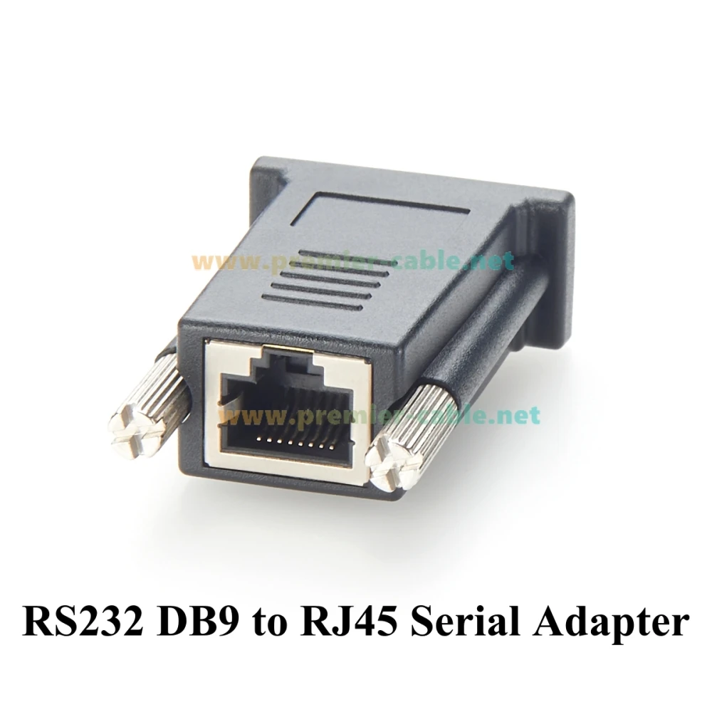 RJ45-zu-DB9-Stecker-Crossover-Seriell-Adapter, kompatibel mit dem Avocent ADB0037 RS232-Konsolenkonverter für Cyclades-Server und -Router. – Detail 4