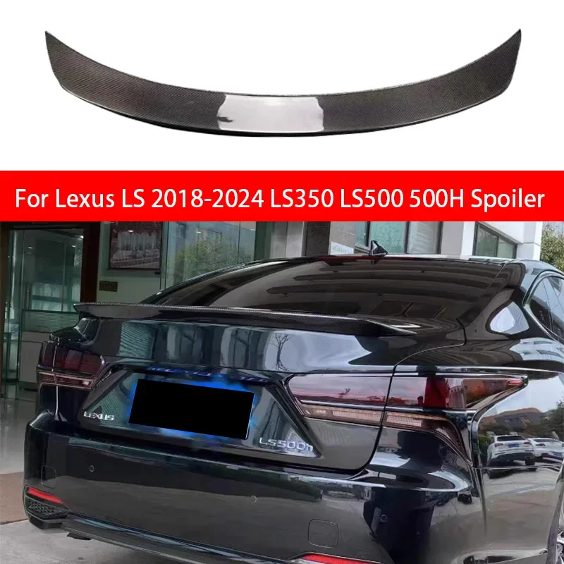 Для Lexus LS LS350 LS500 LS500H 2018 2019 2020 2021 2022 2023 2024- Спойлер на крыло, багажник, задний багажник, спойлер на заднее крыло автомобиля