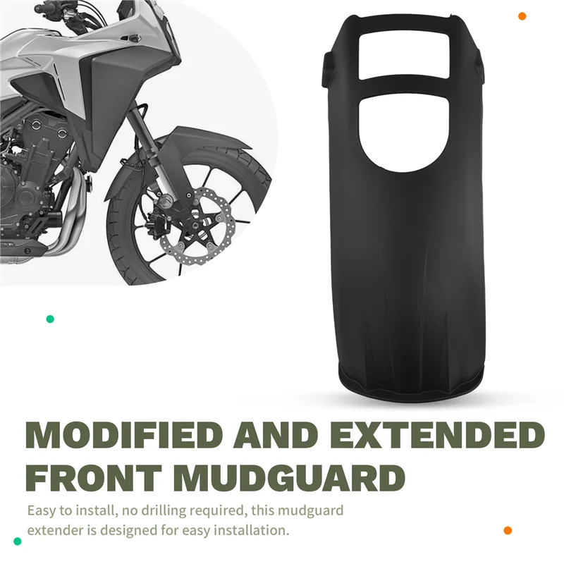 عالية الجودة الجبهة الحاجز الطين موسع تمديد لهوندا NX400 NX500 CB500X 2022 2023 2024 2025 دراجة نارية الملحقات