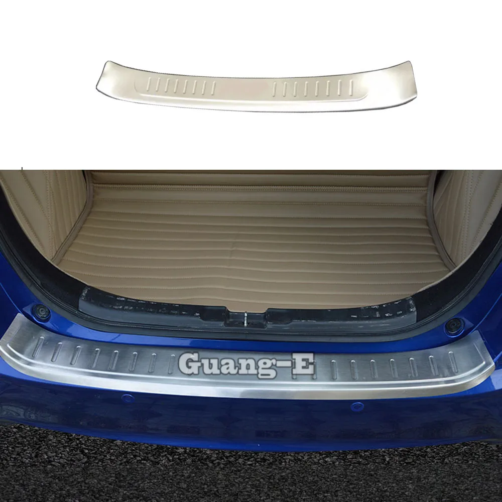 

Для Honda FIT JAZZ 2014 2015 2016 2017 2018 2019 внешний задний бампер защита багажника накладка из нержавеющей стали педаль 1 шт.