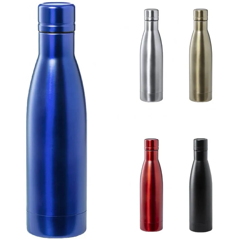 Eurasian shop®Stainless steel thermic bottle, 500 ml, double insulated thermos, 12h hot, 48h cold