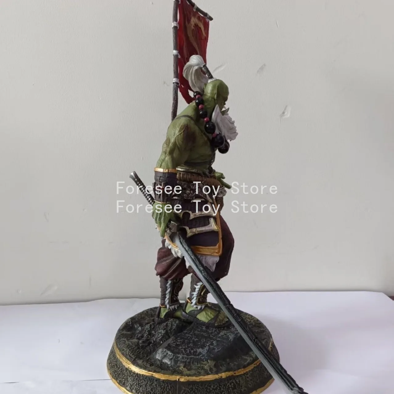 45cm Blade Master Samuro Figure Warcraft Anime surroundings Figures Collection Desktop ornament decorations Best Gifts for boys