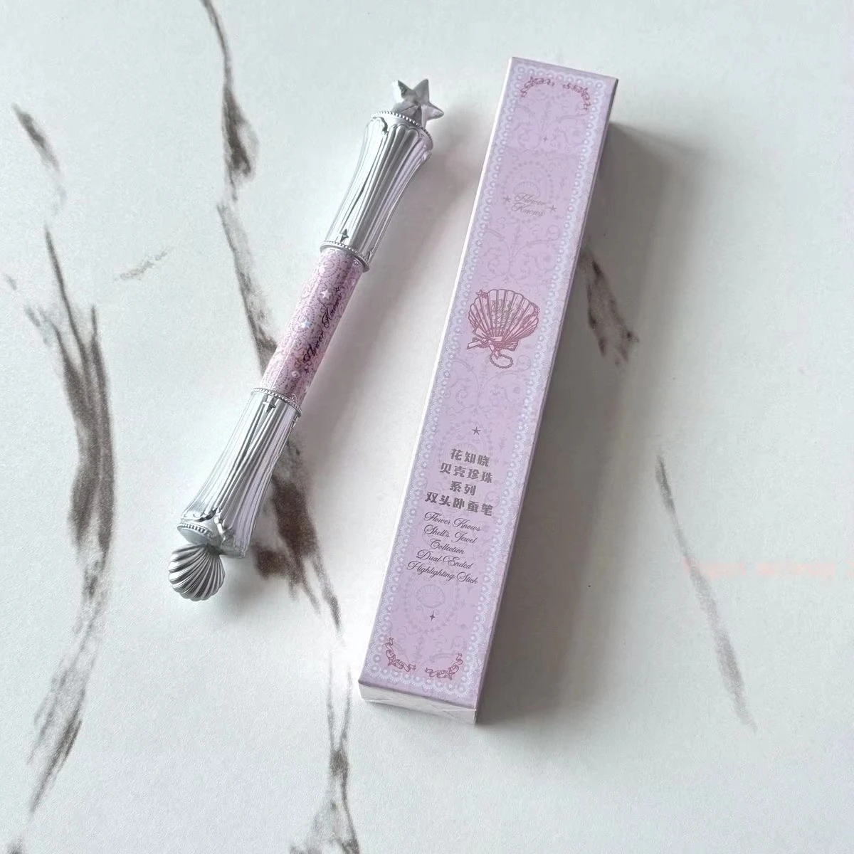 Flower Know Shell bijoux tout-en un coffret cadeau ensemble de maquillage complet professionnel fard à paupières Blush poudre cuite 10 pièces Kits de maquillage