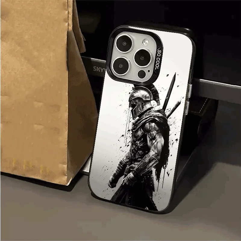 Fierce Warrior fashion durable phone shell for iPhone 16 pro case 15 14 13 12 11 XR XS X promax plus anti-fall full cover apple