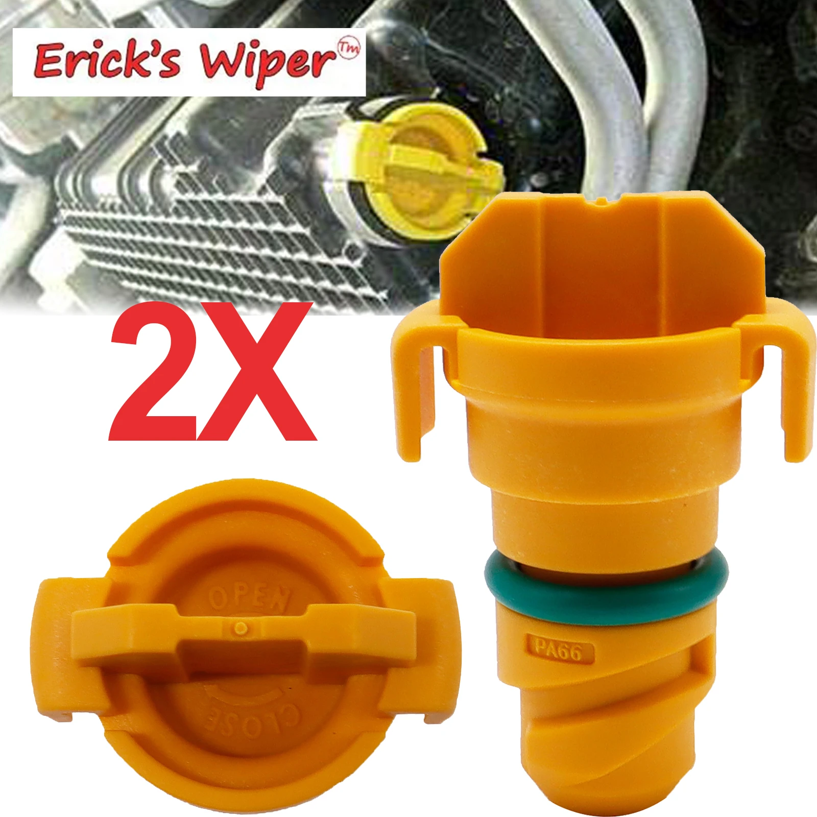 Erick's Wiper 2x Car Engine Thread Oil Drain Sump Plug Gaskets Washer Hole Seal Ring Screw For Ford Edge Expedition Explorer