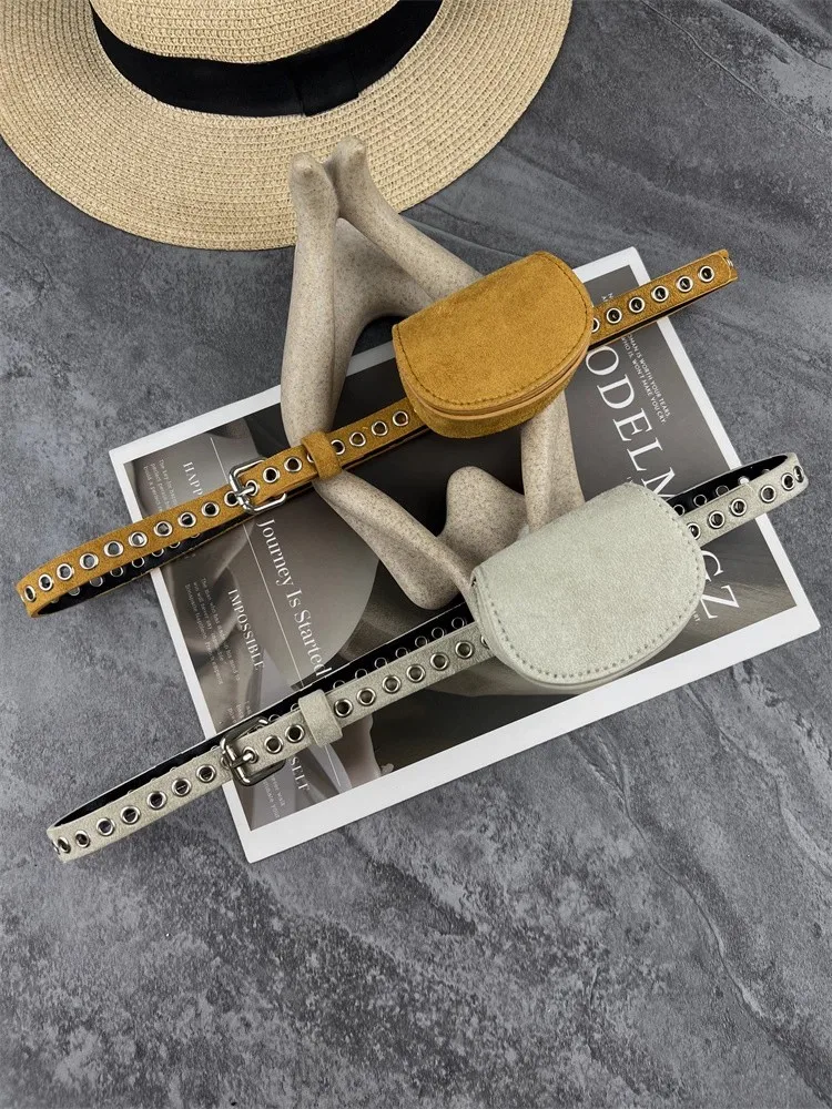 

Женская замшевая кожаная сумка-корсет, женское пальто с поясом, платье с поясом, узкий ремень J1671