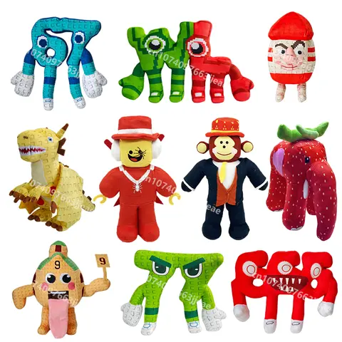 2025 Steal A Brainrot Esok Sekolah Peluche Gioco caldo Periferico Peluche Simpatico cartone animato No. Regalo per i fan del giocatore del giocattolo della bambola di pezza della casa 9